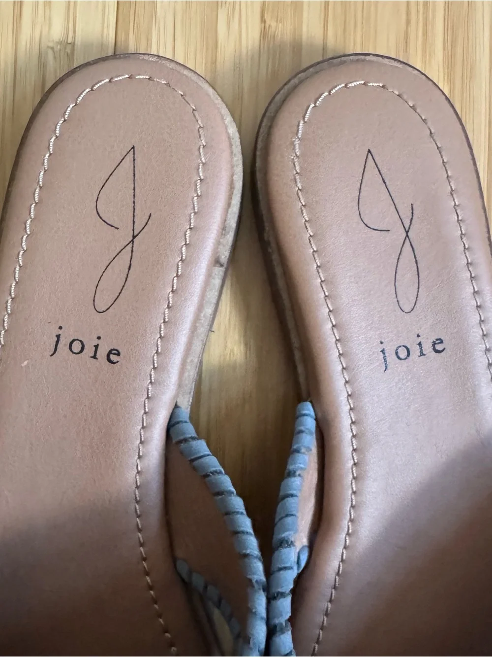 Joie leather flat